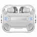 Наушники вакуумные беспроводные HOCO EW55 Trendy rue wireless stereo headset Bluetooth (серебристый)