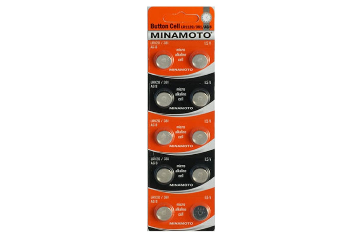 Батарейка часовая MINAMOTO AG8 LR1120/10BL (цена за блистер 10 шт)