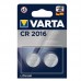Батарейка литиевая VARTA CR2016/2BL (цена за блистер 2 шт)