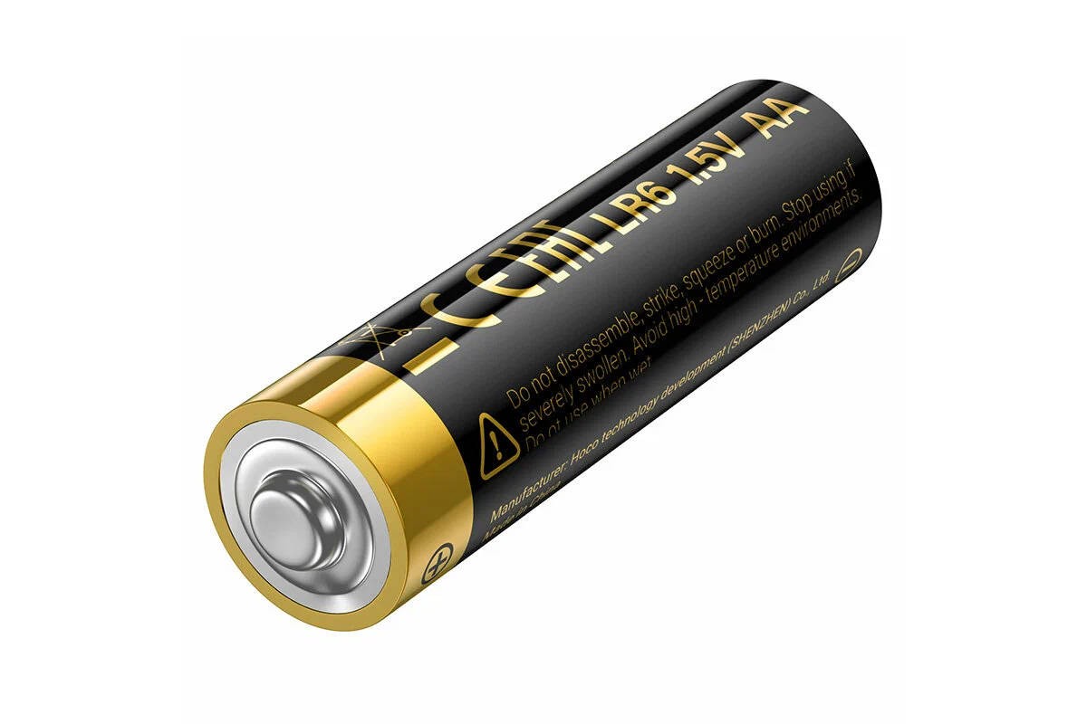 Батарейка алкалиновая HOCO JA1 AA LR6 (10PCS) (черный)