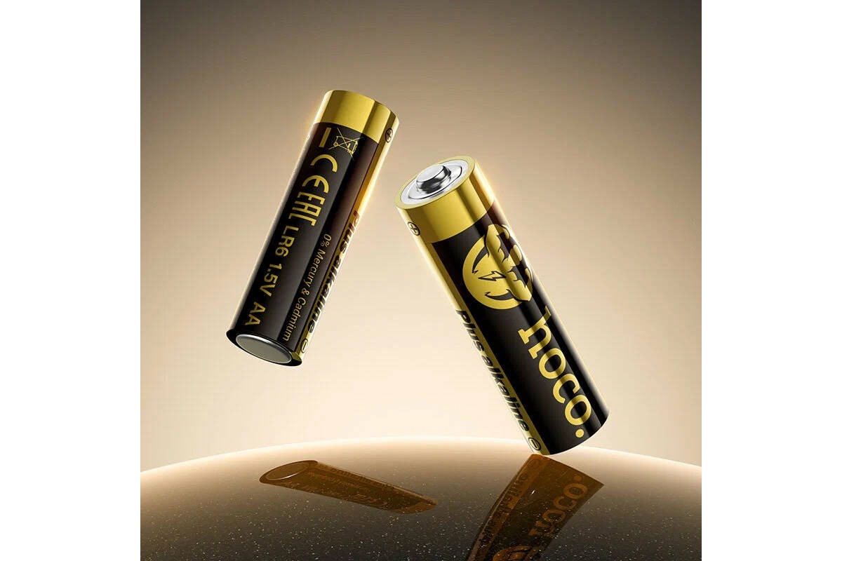 Батарейка алкалиновая HOCO JA1 AA LR6 (10PCS) (черный)