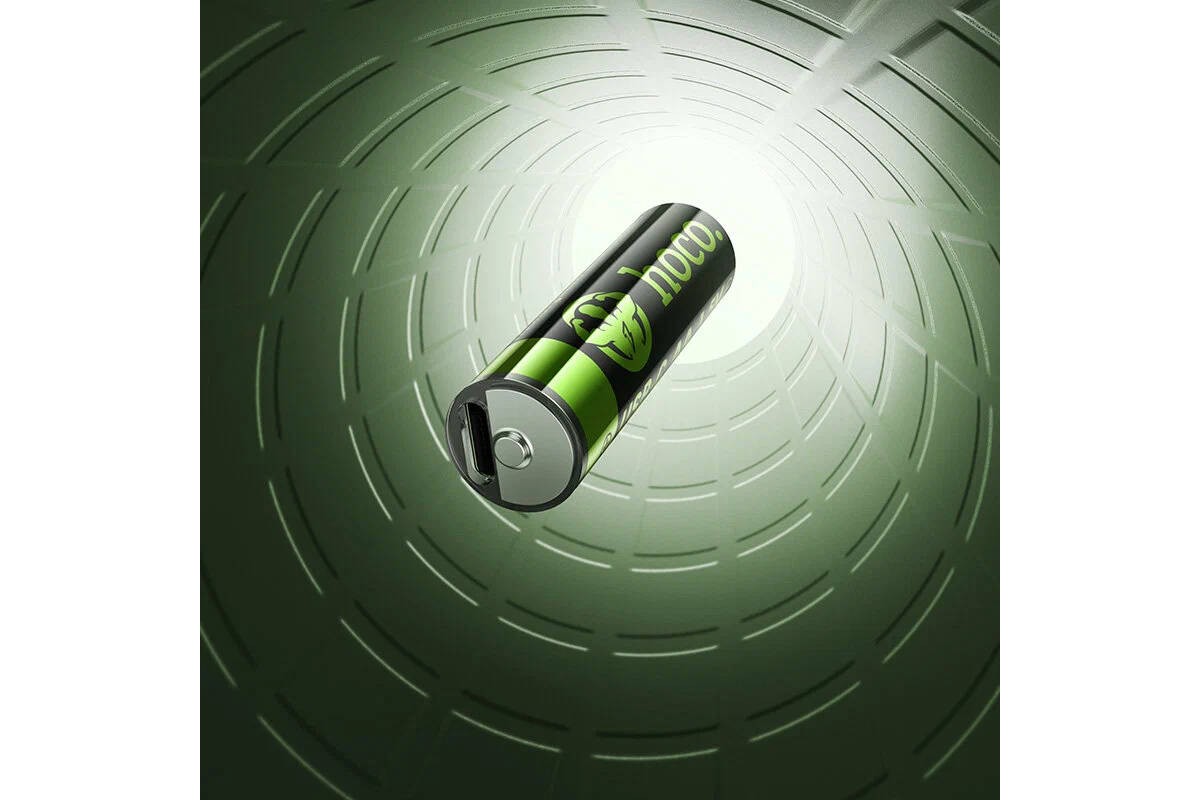 Батарейка литиевая подзарежаемая HOCO JA3 AA (2PCS) (черный)