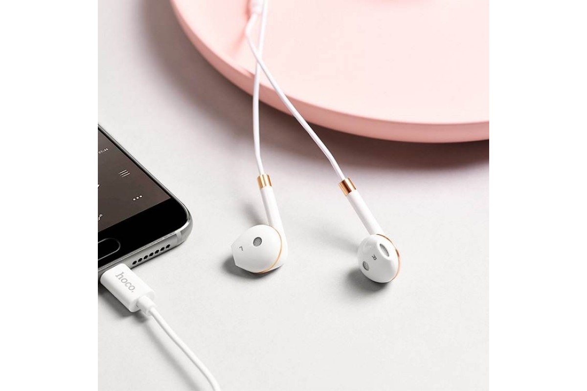 Bluetooth-гарнитура L8 Type-C bluetooth earphones HOCO белая