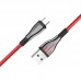 Кабель USB micro USB BOROFONE BU23 Highway charging data cable (красный) 1 метр