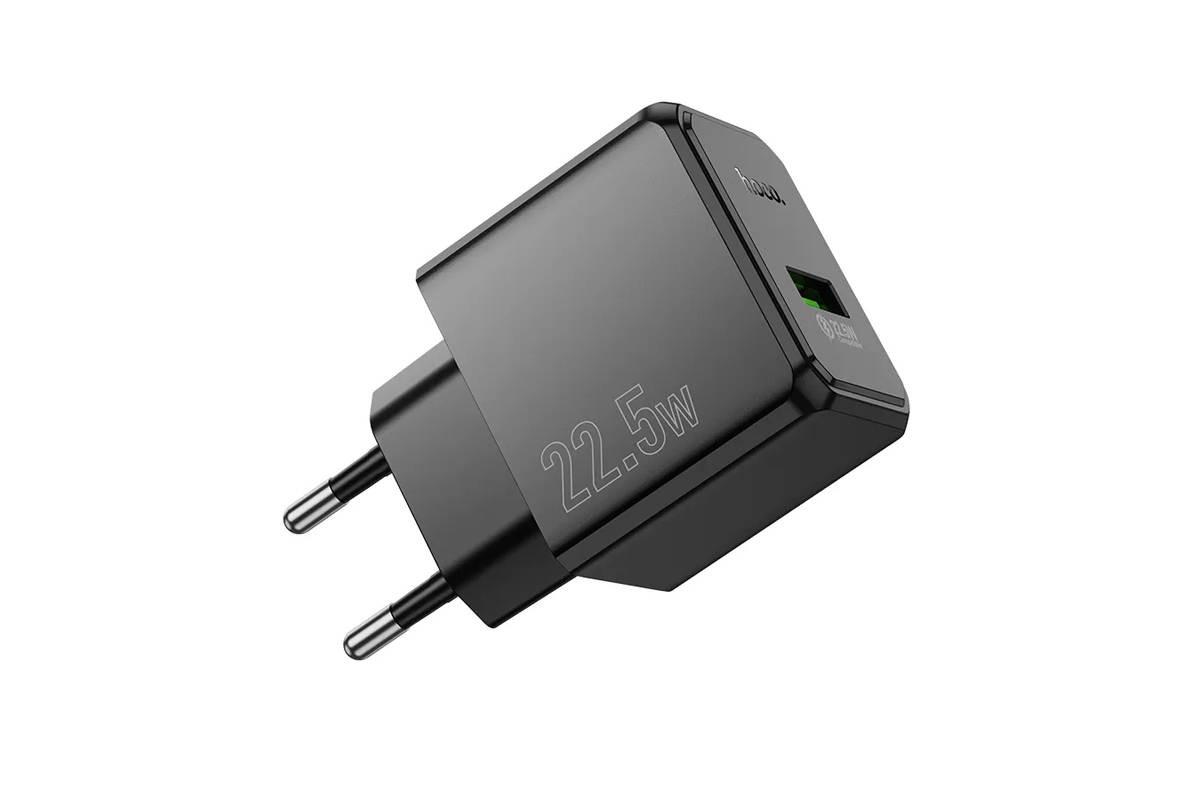 Сетевое зарядное устройство USB HOCO CS17A Wish 22.5W черный