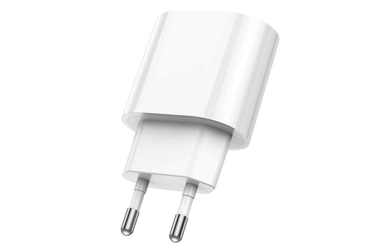 Сетевое зарядное устройство USB HOCO C109A (10.5W) Fighter (EU) (белый)