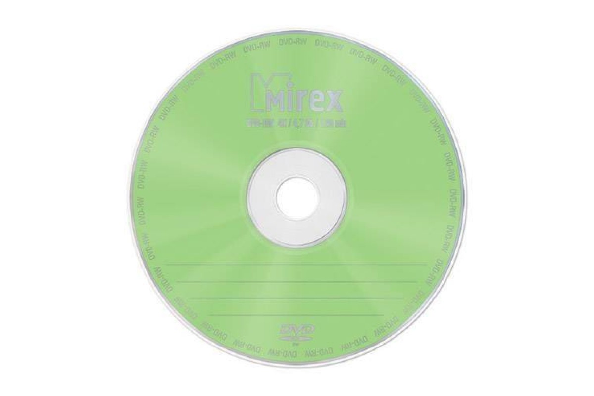 DVD-RW Mirex 4,7 Гб 4x (термоупаковка 50 штук)
