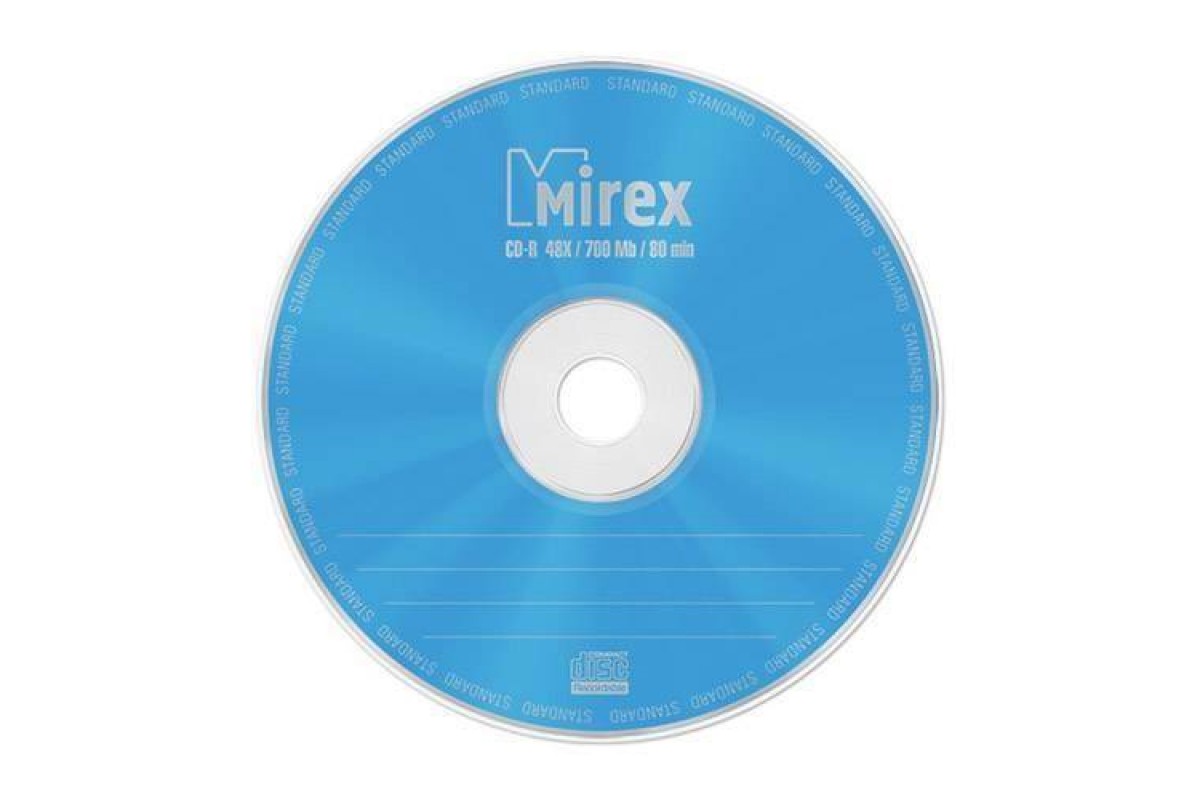 CD-R Mirex STANDARD 700 Мб 48x (термоупаковка 50 штук) CD-R Mirex STANDARD 700 Мб 48x (термоупаковка 50 штук)