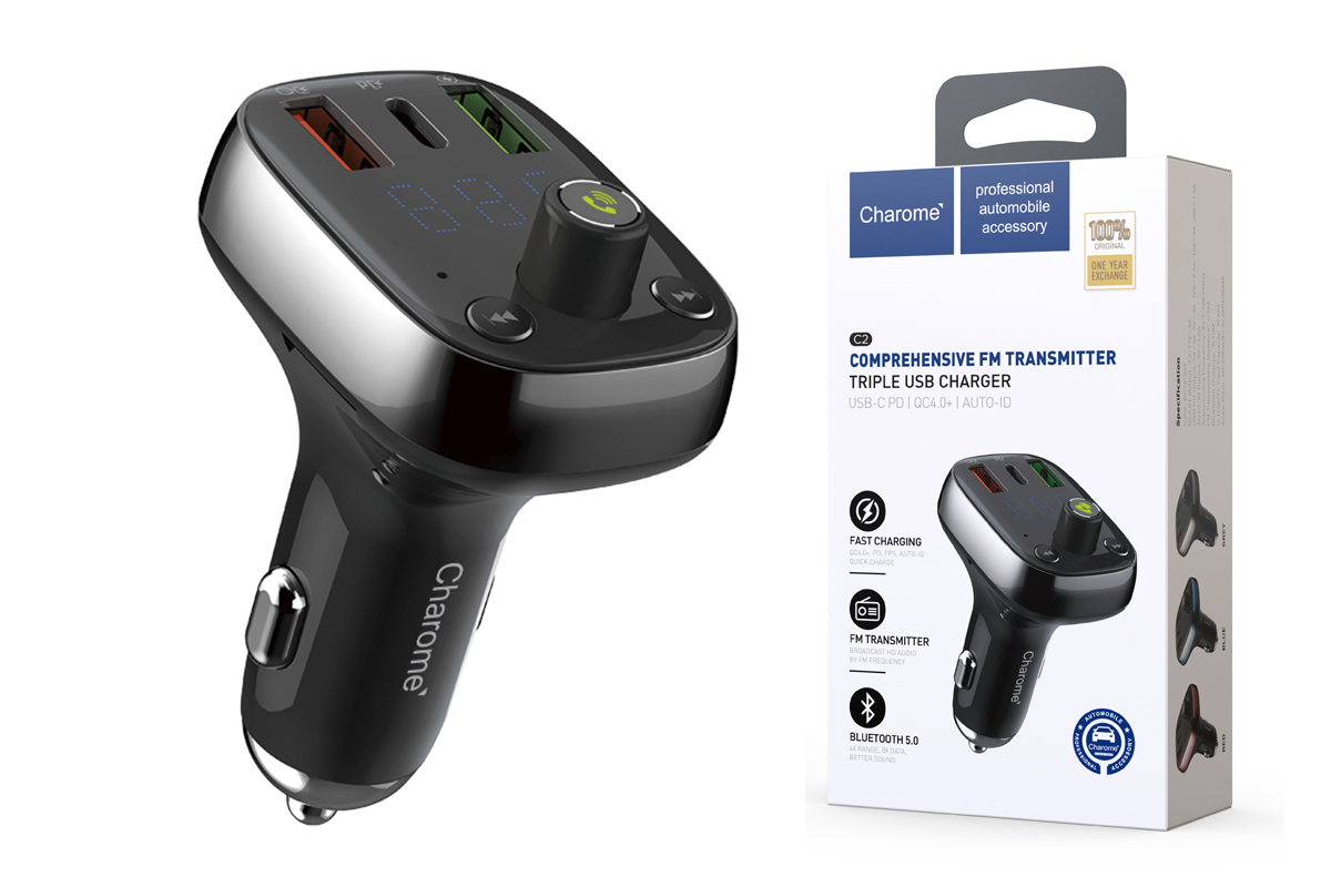 USB MP3 плеер +FM трансмиттер Sharome C2 Comprehensive FM transmitter