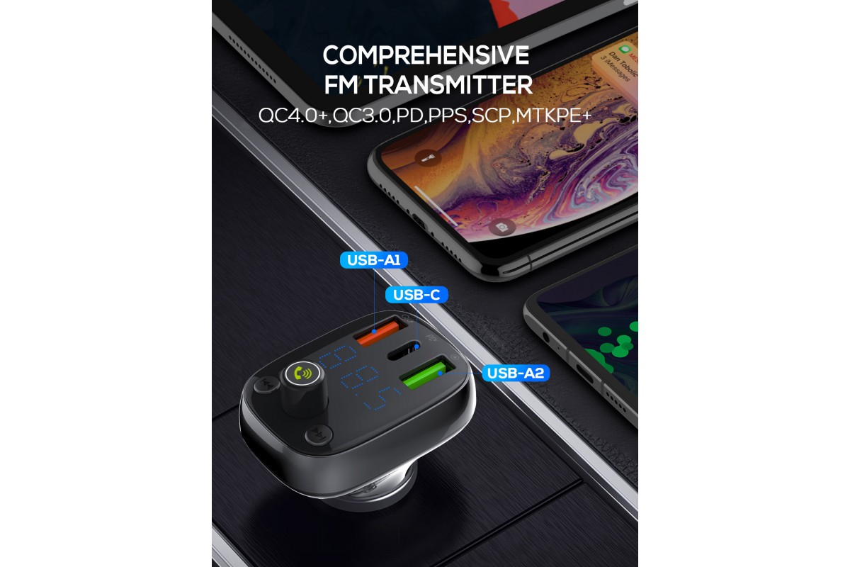 USB MP3 плеер +FM трансмиттер Sharome C2 Comprehensive FM transmitter