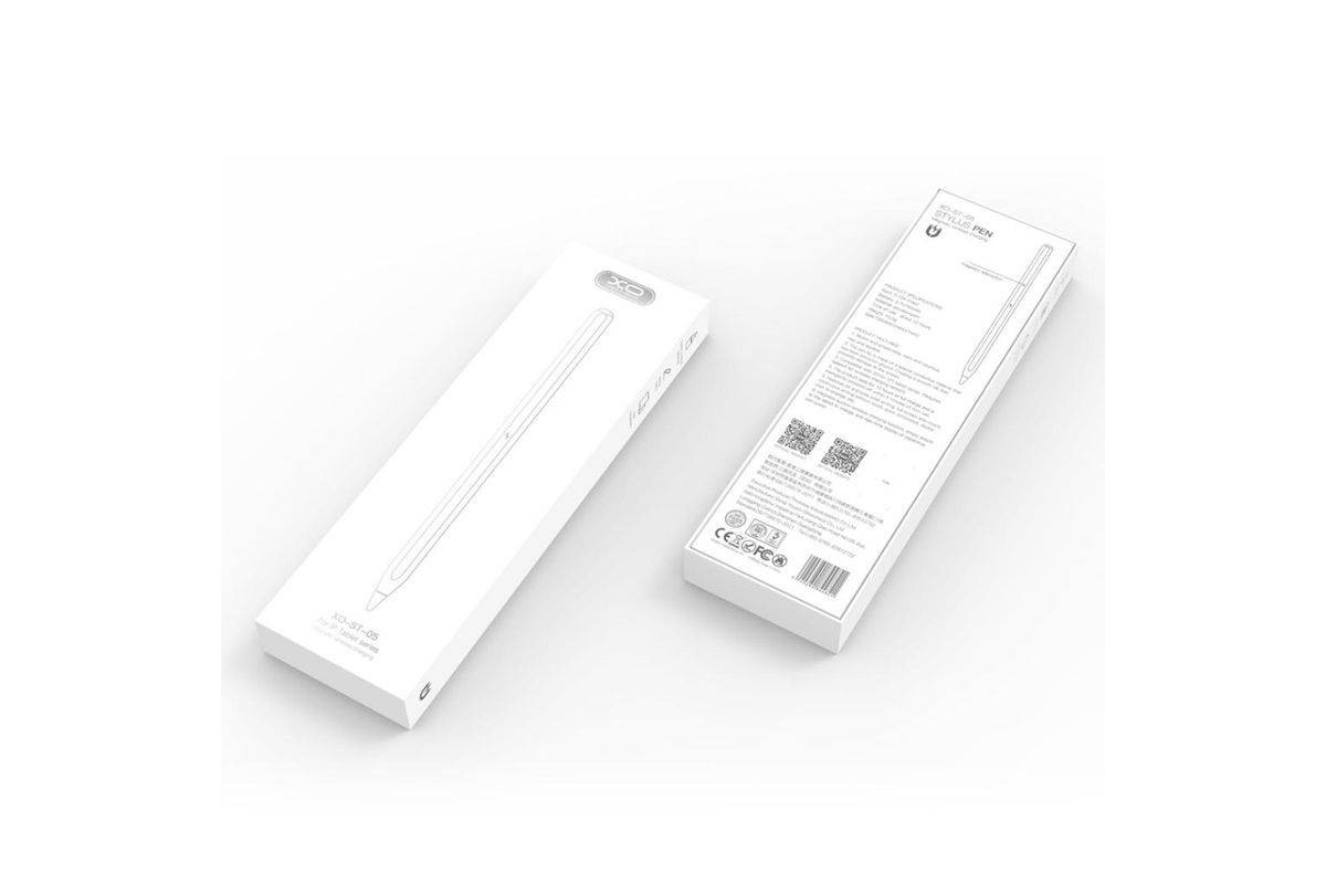 Стилус XO ST-05 iPad dedicated second-generation magnetic suction wireless charging capacity pen (белый)
