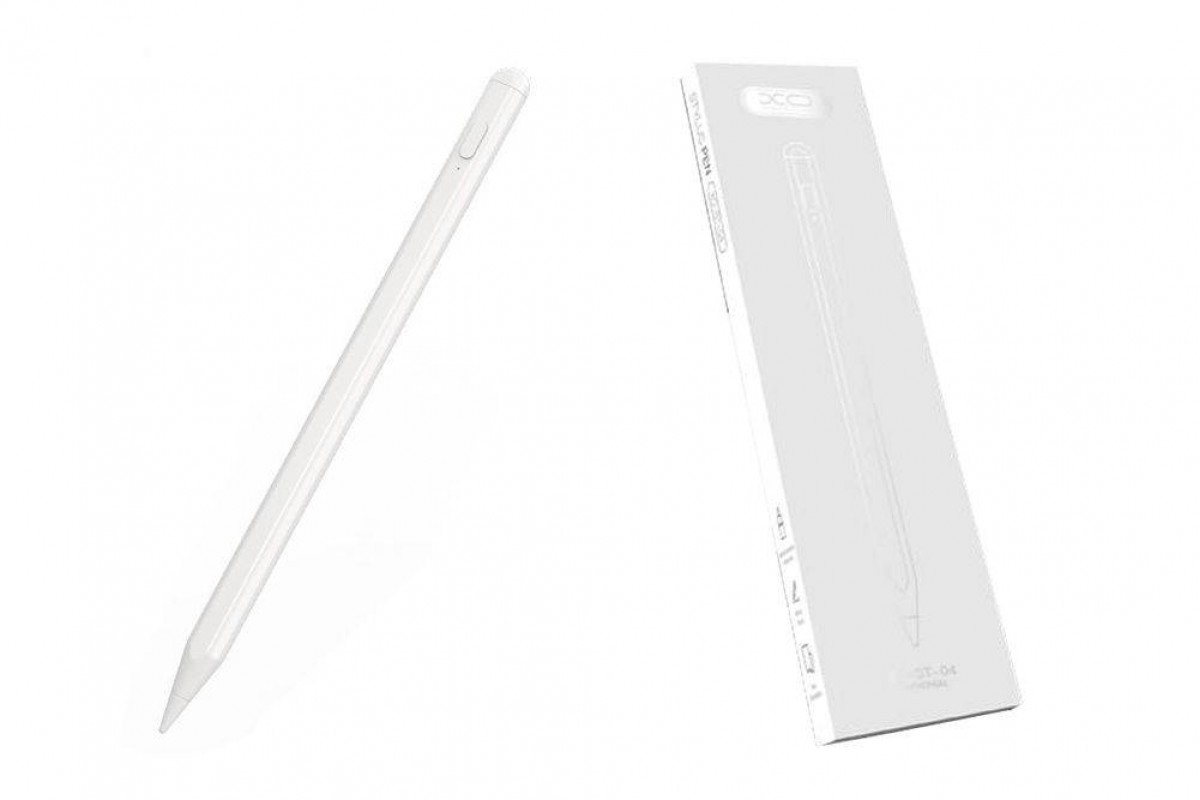 Стилус XO ST-04 upgraded universal magnetic capacitive pen (белый)