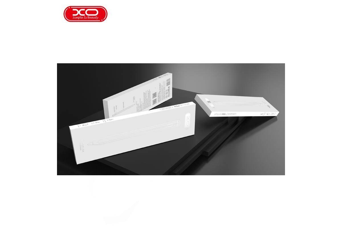 Стилус XO ST-04 upgraded universal magnetic capacitive pen (белый)