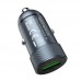Автомобильное зарядное устройство USB HOCO Z32 Speed Up single port QC3.0 car charger серый