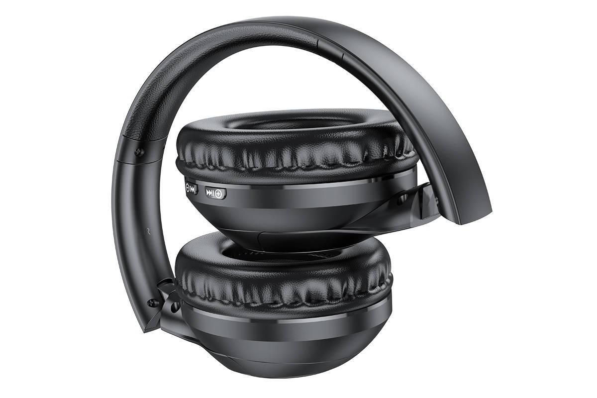 Наушники мониторные беспроводные BOROFONE BO23 Glamour wireless headset Bluetooth (черный)