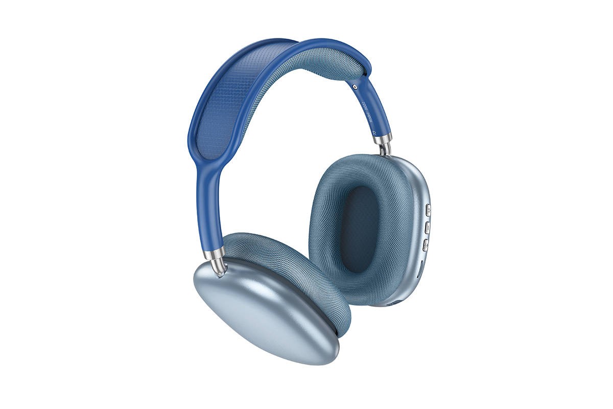 Наушники мониторные беспроводные BOROFONE BO22 Elegant wireless headset Bluetooth (голубой)