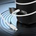 Кабель аудио BOROFONE BL18 (штекер Type-C - штекер AUX) Digital audio conversion cable (черный) силиконовый
