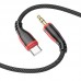 Кабель аудио BOROFONE BL14 (штекер Type-C - штекер AUX) Digital audio conversion cable (черный)