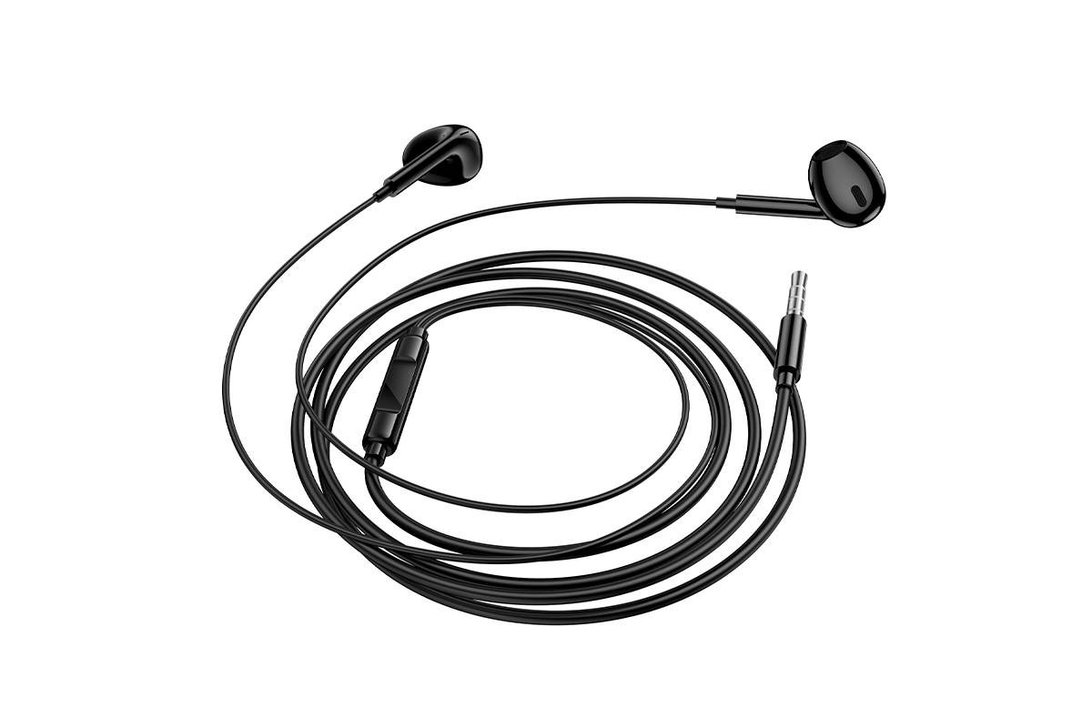 Наушники вакуумные проводные BOROFONE BM100 Max Fuente (черный)
