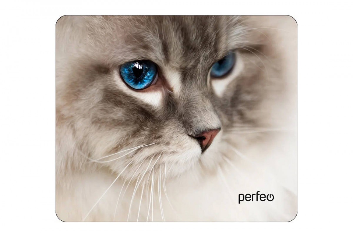 Коврик для мышки Perfeo "Cat", Рис.16 (240*200*2 мм), ткань+резиновое основание