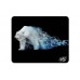 Коврик для мышки Perfeo "Flames", "Белый медведь", (240*320*3 мм), ткань+рез. основание