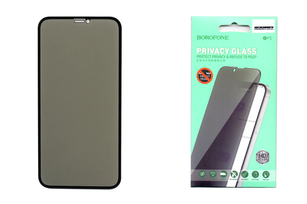 Защитное стекло дисплея iPhone X/XS/11 Pro (5.8) BOROFONE BF5 HD Security series