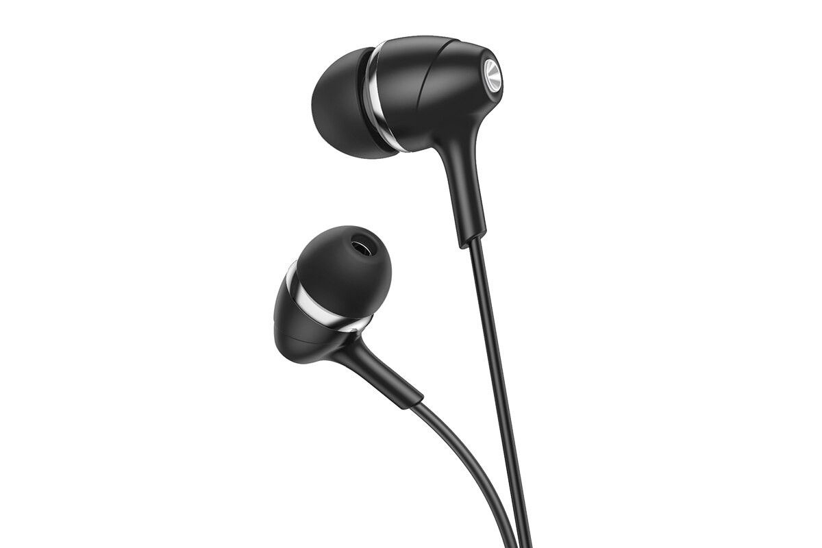 Гарнитура HOCO M76 Maya  universal earphones черная