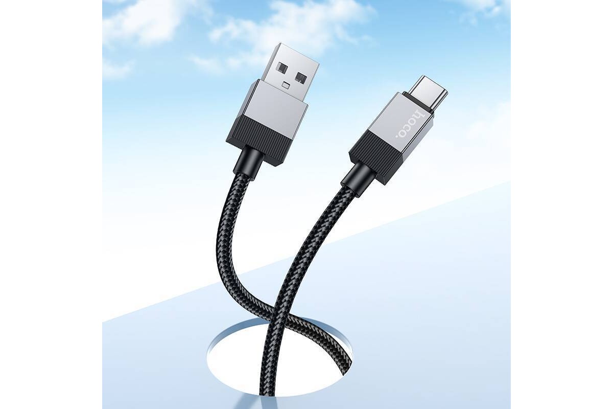 Кабель USB - USB Type-C HOCO X110 (черный) 1м