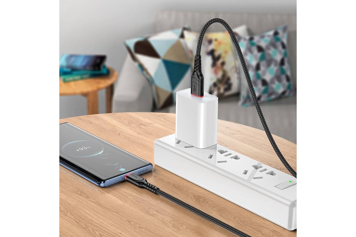 Кабель USB - USB Type-C HOCO X59 (черный) 3м
