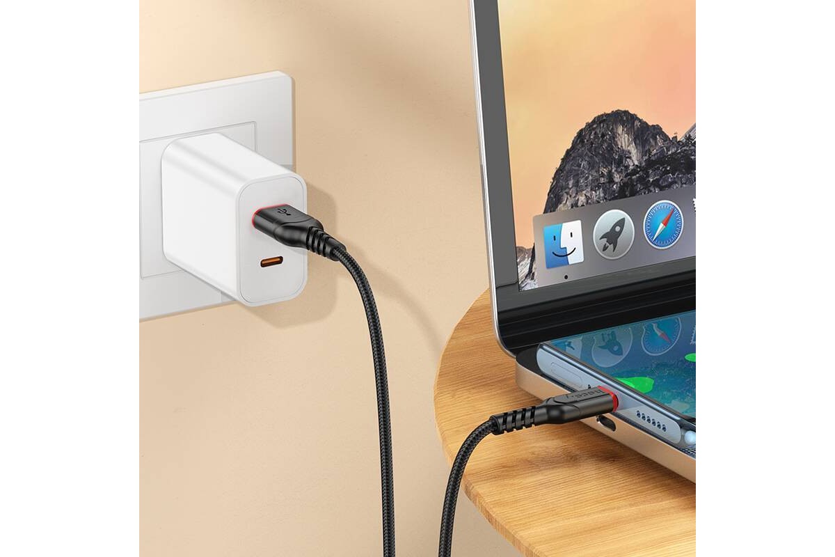 Кабель USB - USB Type-C HOCO X59 (черный) 3м