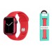 Ремешок для Apple Watch HOCO WA01 Классический спортивный силиконовый ремешок Flexible series (42-49 мм, красный)