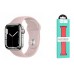 Ремешок для Apple Watch HOCO WA01 Классический спортивный силиконовый ремешок Flexible series (42-49 мм, розовый песок)