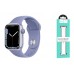 Ремешок для Apple Watch HOCO WA01 Классический спортивный силиконовый ремешок  Flexible series (38-41 мм, лавандовый)