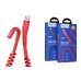 Кабель USB micro USB HOCO U78 Cotton treasure elastic charging data cable Micro (красный) 1 метр