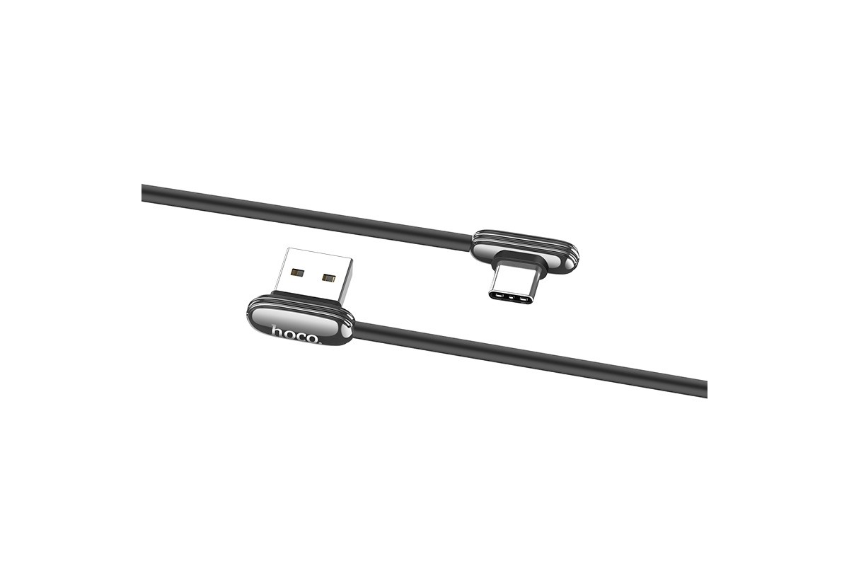 Кабель USB HOCO U60 Soul secret charging data cable for Type-C (серый) 1 метр