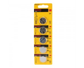 Батарейка литиевая KODAK CR2032/5BL MAX Lithium цена за блистер 5 шт