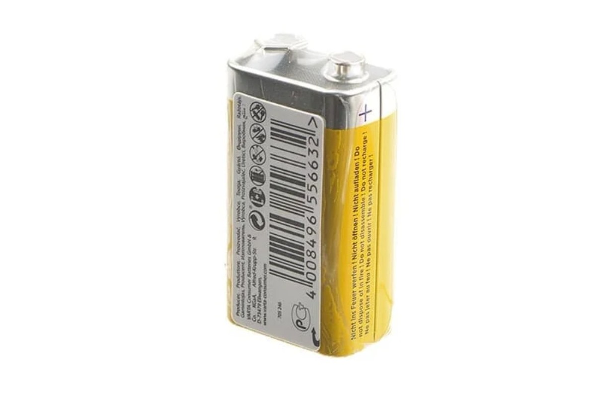 Батарея солевая VARTA 6F22 крона/1SH  SUPERLIFE цена за спайку 1 шт