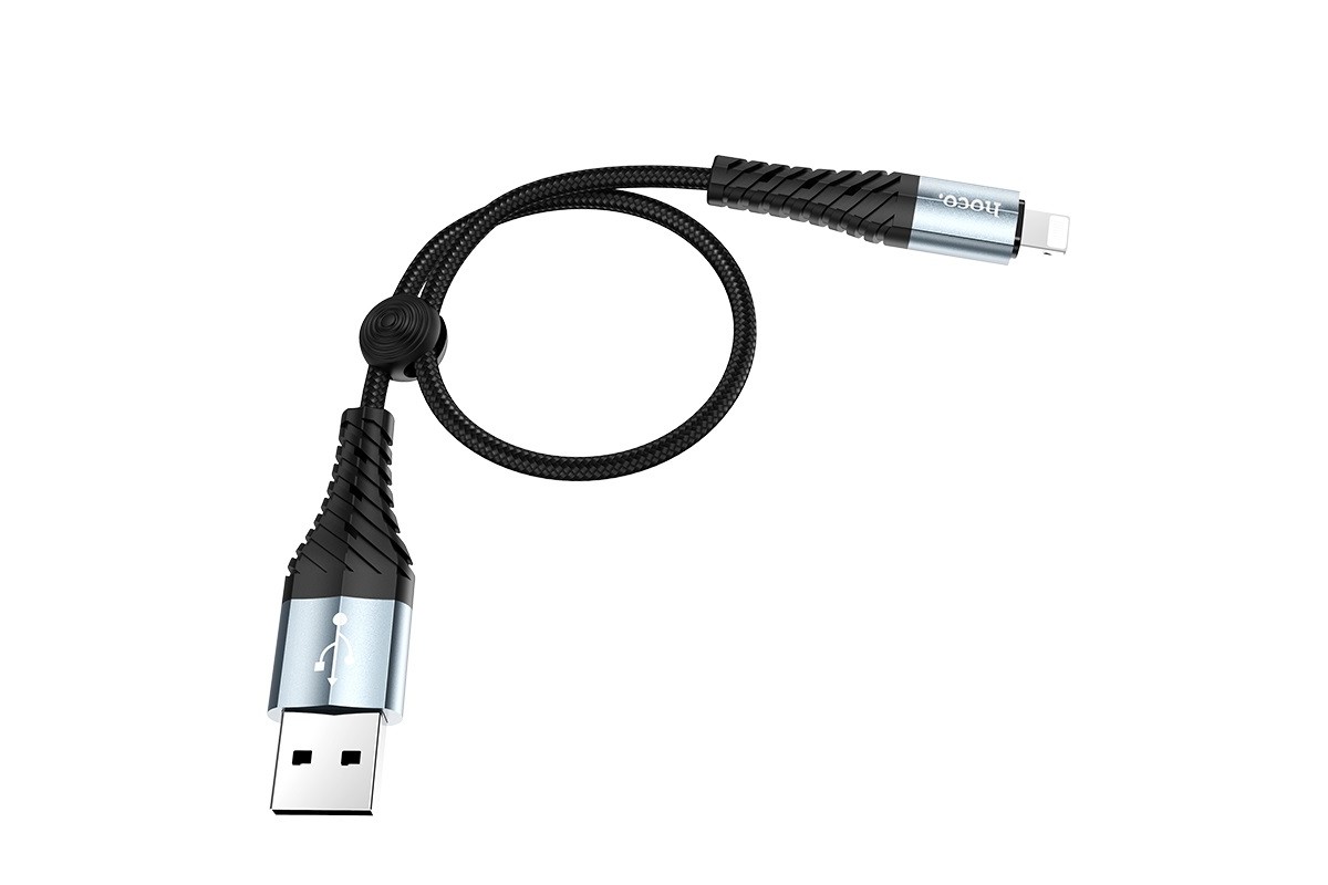 Кабель для iPhone HOCO X38 Cool Charging data cable for Lightning(L=0.25M) черный