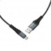 USB D.CABLE HOCO X38 Cool Charging data cable for Type-C (черный) 1 метр