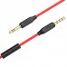 Кабель удлинитель HOCO UPA12 AUX Audio cable 3.5 1 метр красный с микрофоном