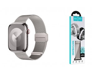 Ремешок для Apple Watch HOCO WA26 May series two-section double magnetic buckle milanese strap (42/44/45/49 мм) звездный