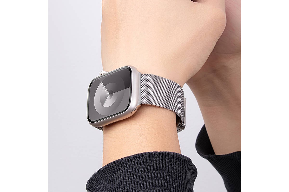 Ремешок для Apple Watch HOCO WA26 May series two-section double magnetic buckle milanese strap (42/44/45/49 мм) звездный