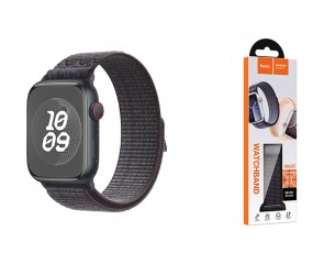 Ремешок для Apple Watch HOCO WA25 Original series nylon strap (38/40/41 мм) черно-синий