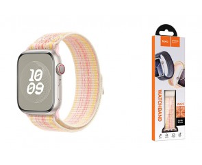 Ремешок для Apple Watch HOCO WA25 Original series nylon strap (38/40/41 мм) звездно-розовый