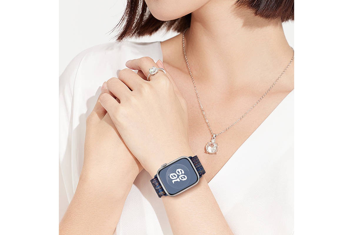 Ремешок для Apple Watch HOCO WA25 Original series nylon strap (38/40/41 мм) звездно-розовый