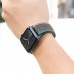 Ремешок для Apple Watch HOCO WA25 Original series nylon strap (38/40/41 мм) темно-зеленый с оранжевым