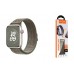 Ремешок для Apple Watch HOCO WA25 Original series nylon strap (42/44/45/49 мм)темно-зеленый с оранжевым