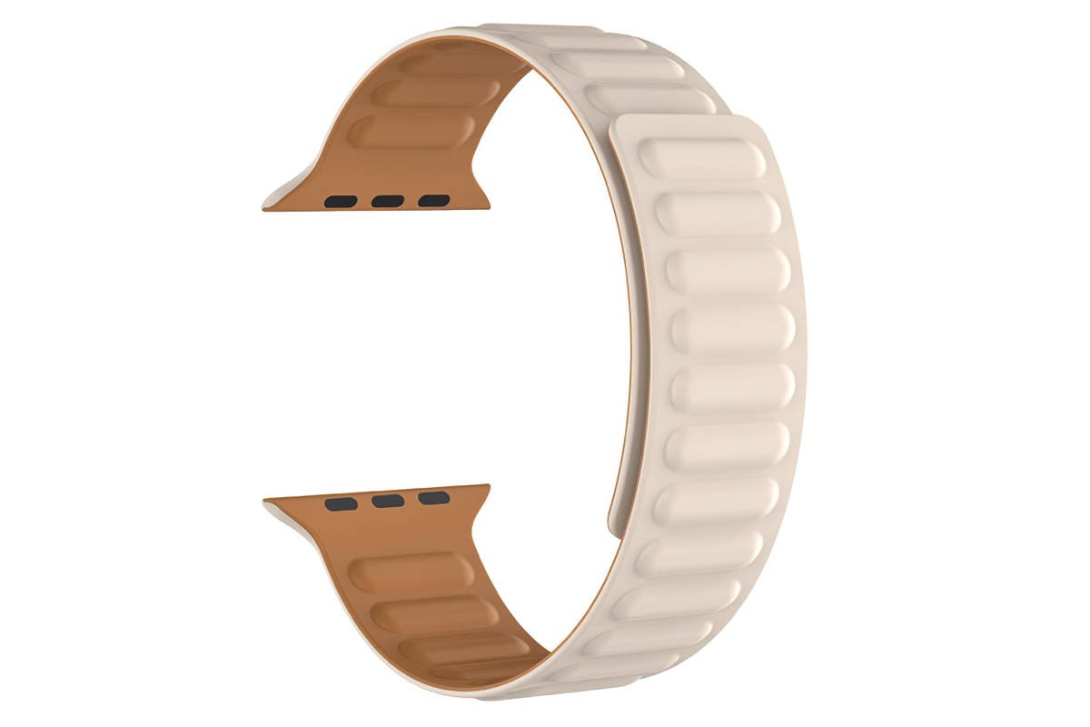 Ремешок для Apple Watch HOCO WA21 Flexible series second-generation chain magnetic silicone strap (38/40/41 мм) звездный