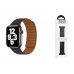 Ремешок для Apple Watch HOCO WA21 Flexible series second-generation chain magnetic silicone strap (42/44/45/49 мм) черный
