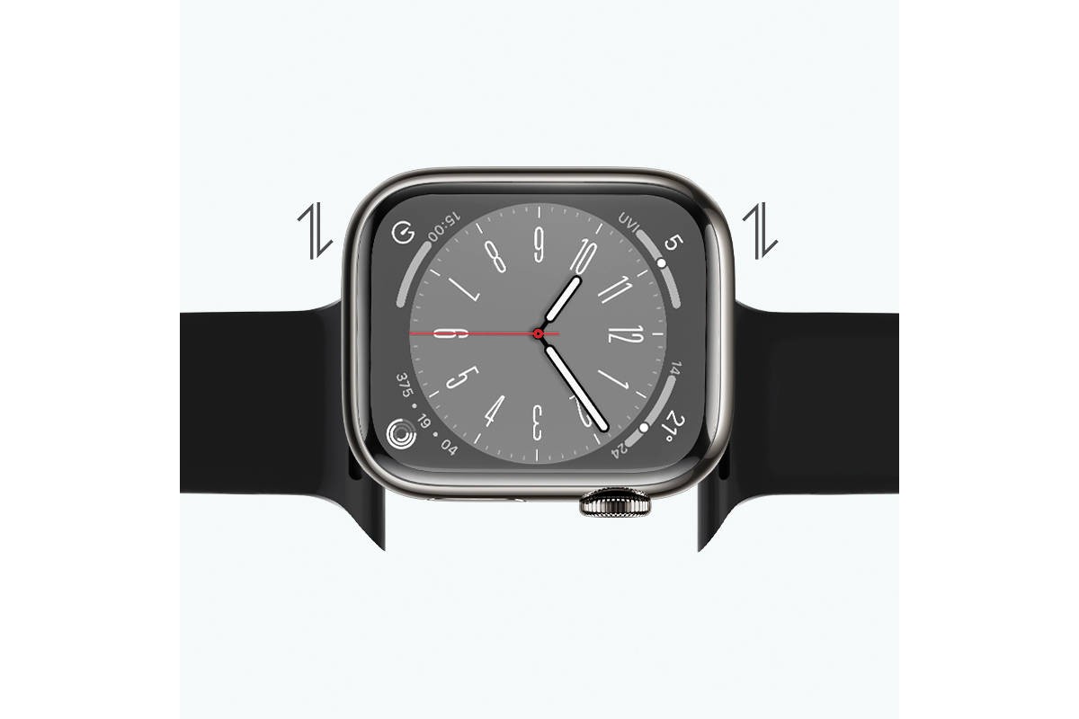 Ремешок для Apple Watch HOCO WA15 Flexible series 8-character buckle solid color silicone strap (42/44/45/49 мм) песочный